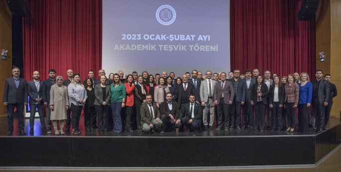 Ocak ve Şubat ayı akademik teşvik ve ödül töreni düzenlendi 