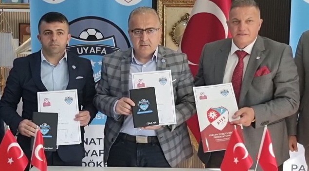 Uyafa ile Avrupa Türk Futbol Federasyonu arasında işbirliği protokolü 